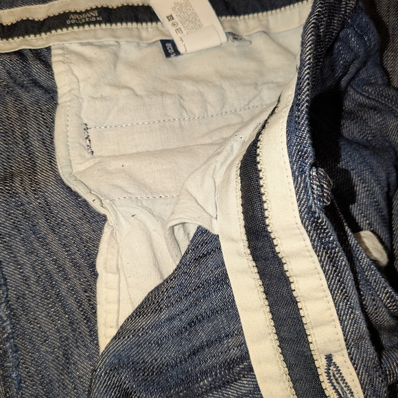 Giorgio Armani Men's Navy Striped Casual Dress Pants - Picture 11 of 14